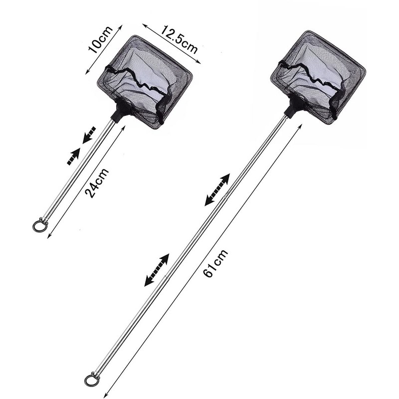 Samcos Mini Tamo Net, Extendable, 9.4 - 24.0 inches (61