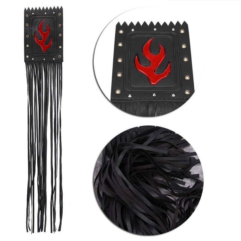 VOBOR Handlebar Grips Covers, 2pcs Motorcycle Universal Fit Synthetic Leather