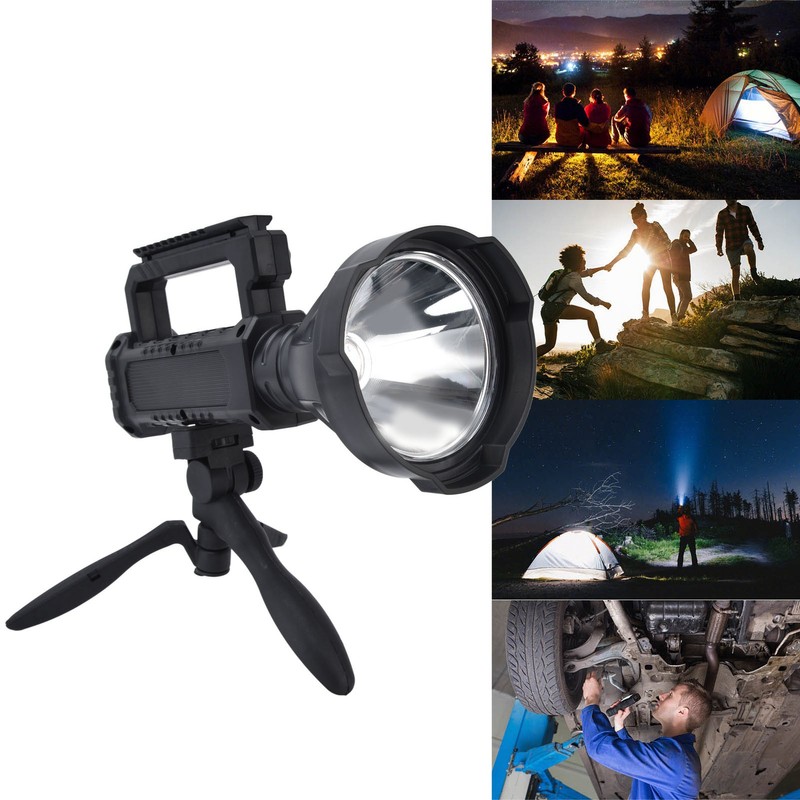 P50 LED Searchlight Smart Power Display Super Bright Handheld Spotlights