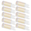 10PCS G9 Base LED Light Bulb 4W 54LED BiPin Bulb