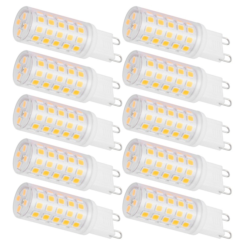 10PCS G9 Base LED Light Bulb 4W 54LED BiPin Bulb