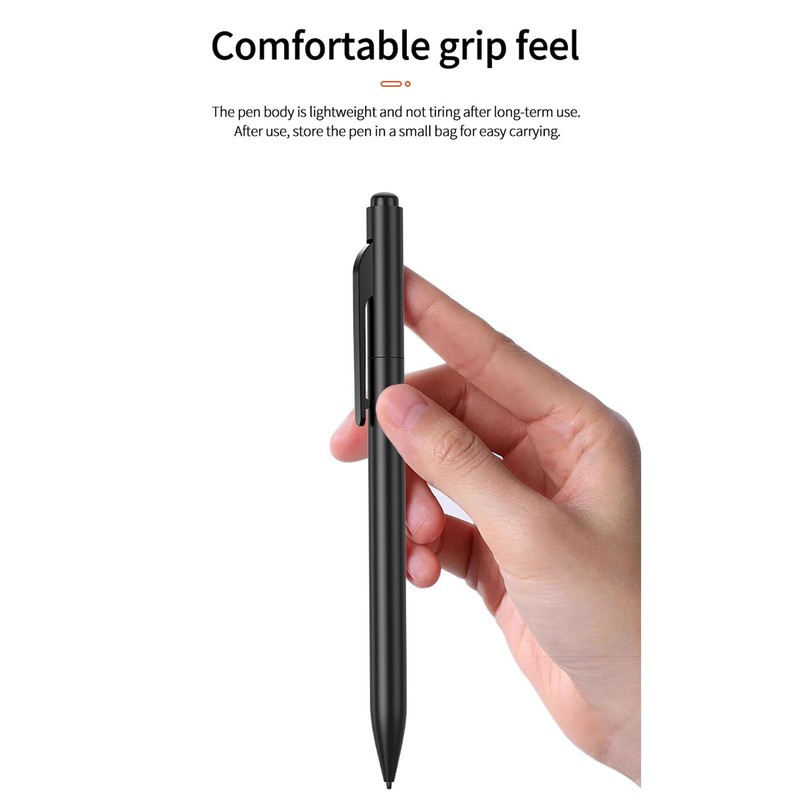 EMR Stylus with Soft Eraser, 4096 Pressure Levels Tilt Support