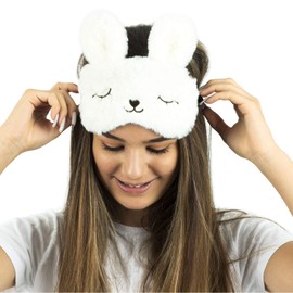 TOSKATOK Ladies Kids Fun Animal Character Travel Sleeping Sleep Eye Mask with Cooling Gel Pad for Improved Restful Sleeping