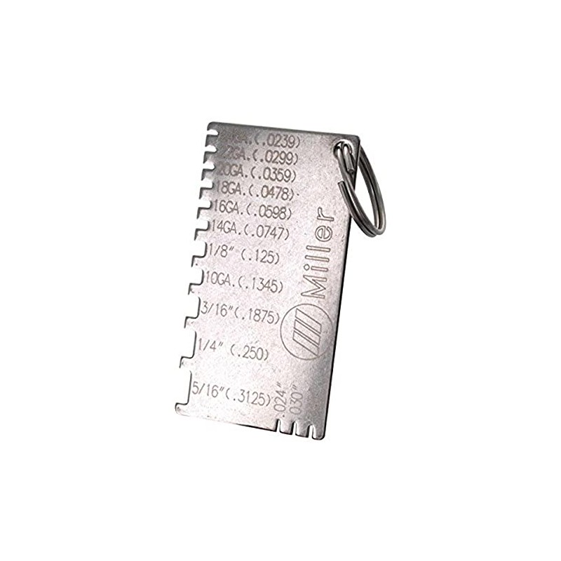 Miller Electric 229895 Gage, Wire Metal Sizes