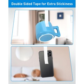 XEHAHOSH 3 Rolls Double Sided Tape for Crafts, Arts, Scrapbooking, Photography, Paper Backing, Tear-by-Hand. 0.6in by 43-FT