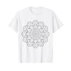 Mandala da dipingere e colorare per bambini Maglietta