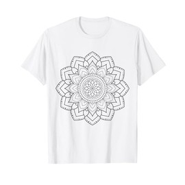 Mandala da dipingere e colorare per bambini Maglietta