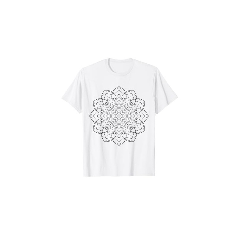 Mandala da dipingere e colorare per bambini Maglietta