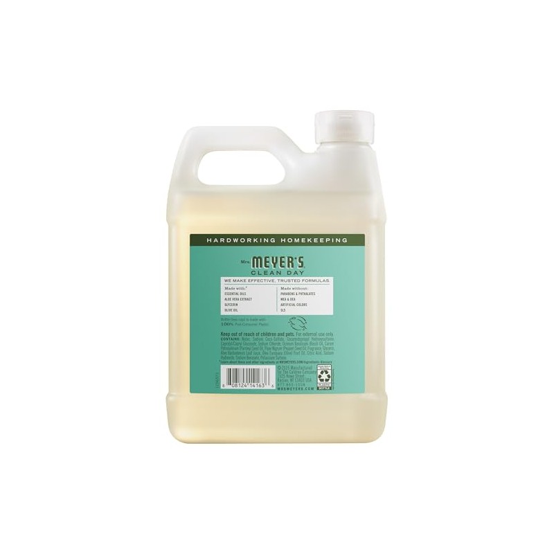 Mrs Meyer Liquid Hand Soap Refill Basil Ounce