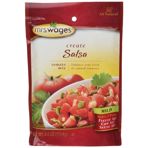 Mrs Wages Mild Salsa Mix-6 packages, 4oz each