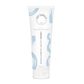 OH! GANICS Crema Ultra Humectante Para Bebés de 250 gr Nutrición Suavidad y Cuidado para la Piel Delicada para Cara y Cuerpo Natural Libre de Sulfatos Parabenos Hecha con Ingredientes Naturales para Pieles Sensibles