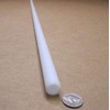 Delrin White Acetal POM Round Tube .625" Oversized OD x