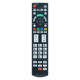 PerFascin N2QAYB000777 Replacement Remote Control Compatible with Panasonic Smart 3D Plasma LCD LED TV TC-P50ST50 TC-P50ST50-1 TC-P50ST50-T2 TC-P60ST50-2 TC-P65VT50-2 TCP50ST50 Sub N2QAYB000704