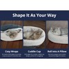 Petace Self Warming Cat Bed, 17.7" x 13.7" Anti-Slip Soft