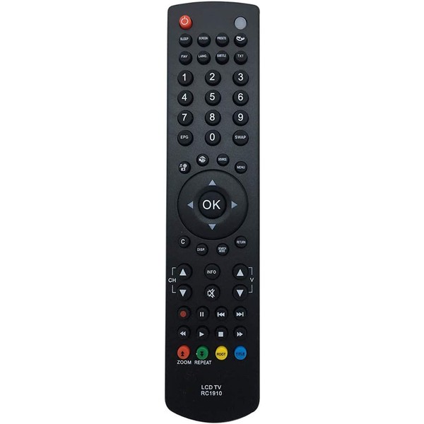 New RC1910 Remote Control Replace toshiba rc1910 rc-1910 tv remote