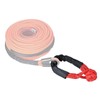 1/2in Car Recovery Straps Winch Rope 35000lbs Flexible Synthetic Shackle