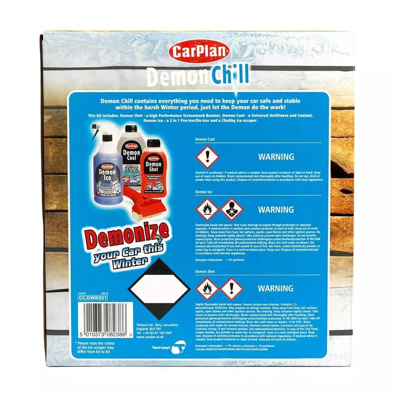 CarPlan Demon Chill - Winter Gift Pack Screenwash Booster De-Icer
