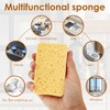 Foribyw 18 Pack Biodegradable Kitchen Sponges, Natural Plant Based Scrub