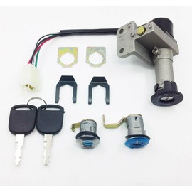 GY6 4 Wire Key Ignition Switch ATV Scooter Set 50cc 110cc 150cc 250cc Moped