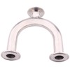 DERNORD 3 Way U Sanitary Ferrule Pipe Fittings Tri-Clamp Type