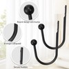 Metal Tie Back Hooks for Curtains, 2 Pcs Drapery Holdbacks