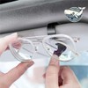 JQ Car sunglasses storage clip glasses organizer small fashion accessory / 차량용 선글라스 보관 클립 안경 정리함 소형 패션소품