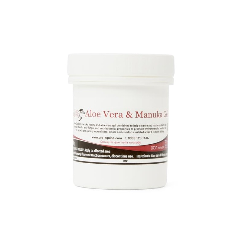 Pro-Equine Aloe Vera & Manuka Gel, 150g, Natural Soothing Wound