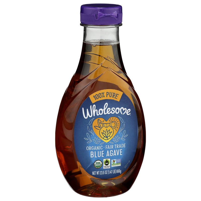 Wholesome Sweeteners, Blue Agave, Light, Organic, 23.5 oz