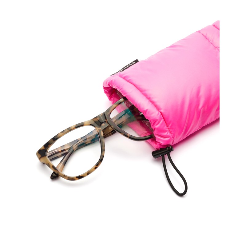 HAWKERS Padded Glasses Case, Pink - silver