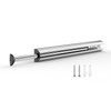 Tenovel Pull-Out Closet Clothes Closet Hanging Rod 14-Inch, Metal Telescoping