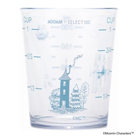 SELECT 100 x Moomin Measuring Cup with Lid, 7.8 fl oz (200 ml)