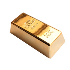 EDOBLUE 1kg 35oz Fake Gold Bar Bullion Door Stop/Paperweight CAS