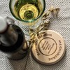 Spruchreif Coasters for Drinks, Wooden Coasters for Drinking Glasses, 2-in-1
