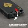 Haillai Torch Lighter and Cutter Set, Adjustable Double Jet Flame