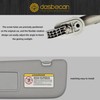 Dasbecan Gray Left Driver Side Sun Visor Compatible with Hyundai