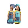 Emily ́s Check Chef's Hat in One Size or Kitchen