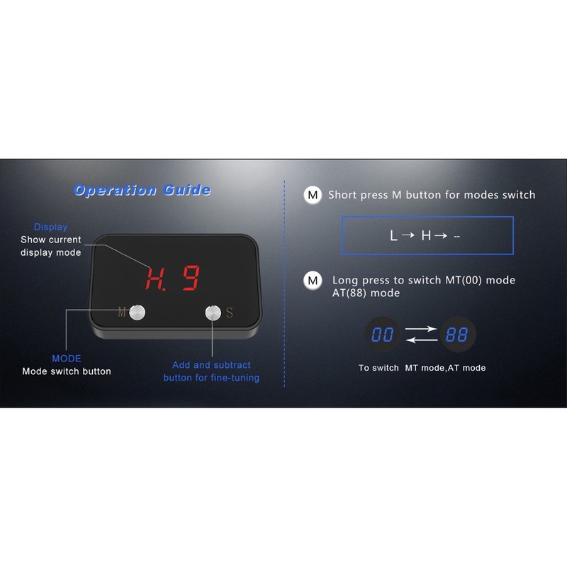 Cammus Windbooster 3-Mode Throttle Controller RT551 Plug and Play Fit