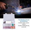 56Pcs TIG Welding Torch Accessories Kit Ceramic Nozzle Glass Cup