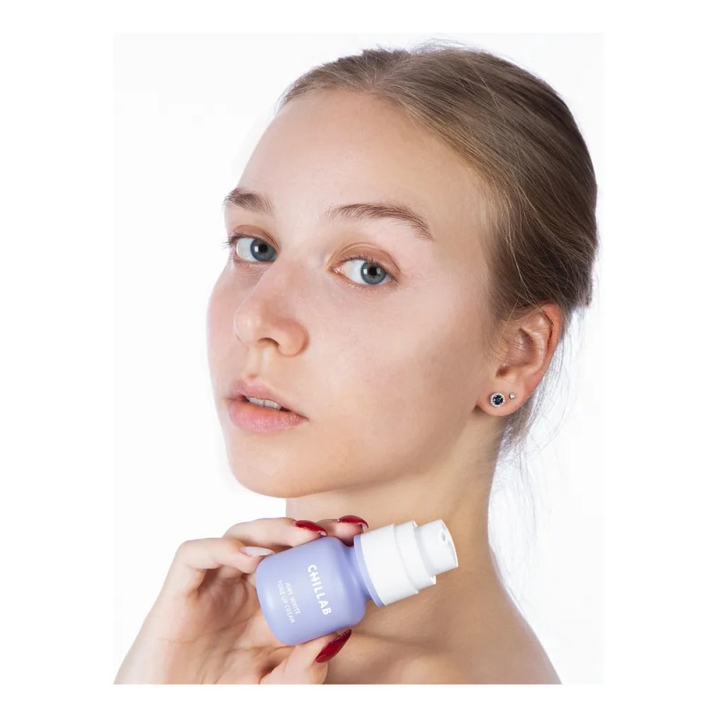 Crema Iluminadora Facial Chillab Airy White Tone-up 30g Hidratante