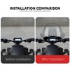 FWXEOZ Adjustable 3 inches Front Windshield for Can-Am Ryker 600
