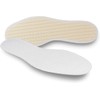 Pedag Washable Summer Pure Cotton Terry Barefoot Insole, White, US
