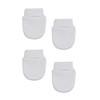 Soft Touch 4 Pairs Premature Baby Anti Scratch Mittens with