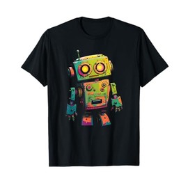 Colorful Sci-Fi Robot - Cute & Funny Stage Outfit T-Shirt