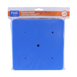 PME Mexican and Flower Foam Pads, Set of 2, Blue