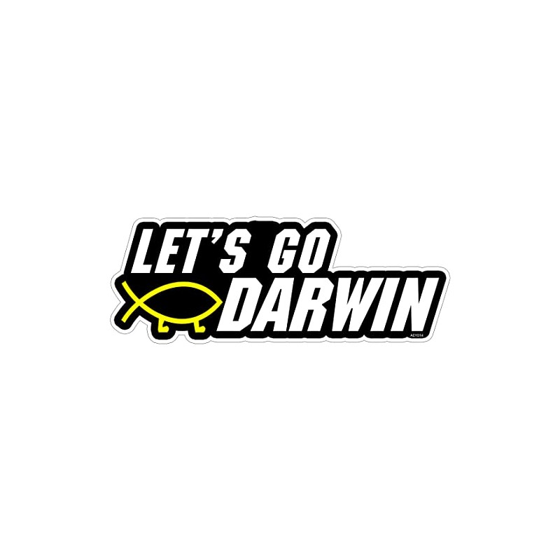Lets Go Darwin Sticker