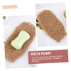 Outanaya 4Pcs Exfoliating Bath Gloves Body Scrubbing Mitts for Deep