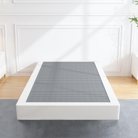 ALDRICH 5 Inch Heavy Duty Metal Twin Box Spring Mattress Foundation 1500lbs Max Weight Capacity/Non-Slip/No Noise/Easy Assembly/Easy Clean Cover