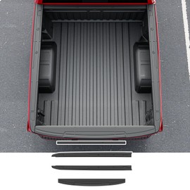 powoq 5.8FT Truck Bed Rail Caps Compatible with 2019-2026 Chevy Silverado GMC Sierra 1500 Truck Bed Rail Cover TPE Tailgate Cap Top Protector Replacement for 2019-2026 Chevy Silverado Accessories