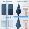 BOGI Toalla de Microfibra para Viaje/Deportes- Antibacterial, Secado Rápido, Suave,