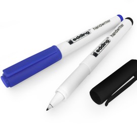 Edding Handwriter Handwriting Pen – Black and Blue Ink – 0.6mm - Pack of 2